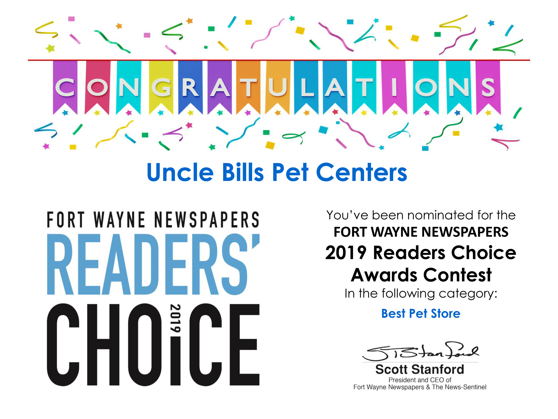 Uncle Bills Pet Centers Fort Wayne